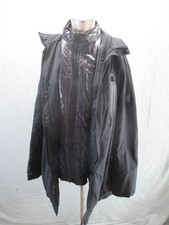 Tumi T Tech Size M Mens Black Full Zip Pocket Water Resistant Warm Jacket 008