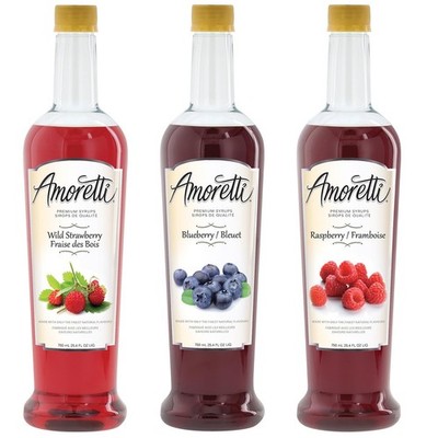 Amoretti - Berry Syrups 3 Pack 25.4 Fl Oz (Pack of 1) 