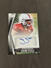 2022 SAGE High Series Autographs Black #A-SS2 SHAWN STEELE Signed Auto ROOKIE RC