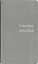Hakubunkan 2026 3-Year Planner, Champagne Gold, No. 222 Starts January 2026 