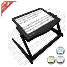 LED Page Magnifier with Anti-Glare Lens  3 Light Modes - For Easy Reading