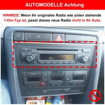 9'' Für Audi A4 S4 RS4 B6 B7 1+32G Autoradio Android 13 Carpaly GPS NAV DAB+ KAM