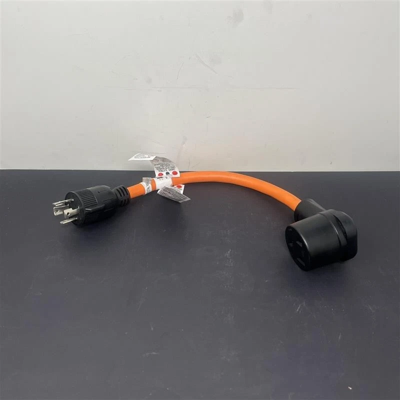 1,5 фута 10/3 STW 30 ампер NEMA L5-30P блокирующая вилка на адаптер L14-30 - Изображение 2 из 4