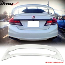 Fits 12-15 Honda Civic Mugen Style Trunk Spoiler Painted #NH578 Taffeta White