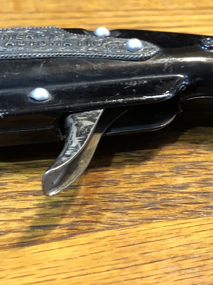 Vintage Frontier Automatic Toy Pistol Cork Gun eBay