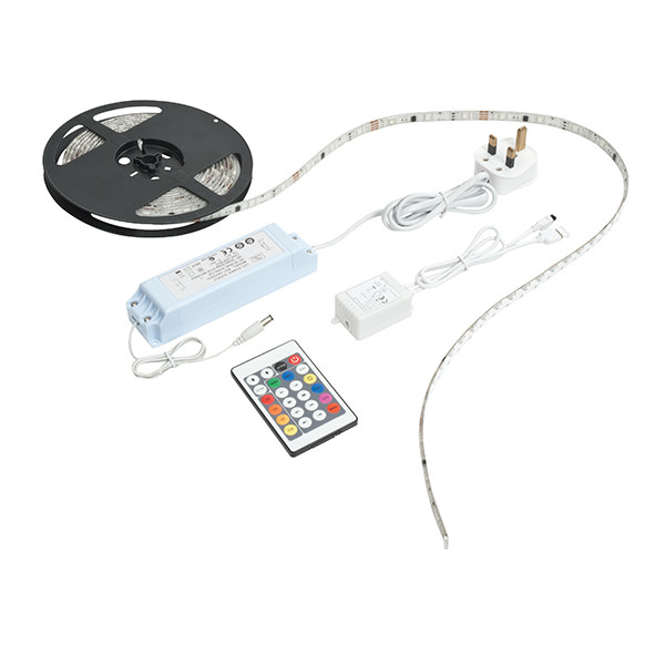 RGB Lights Aqualine 12V/IP44 Premium 5m Kit Kitchen Bedroom