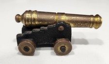 Little Brass Cannon.VINTAGE BRASS  CAST IRON