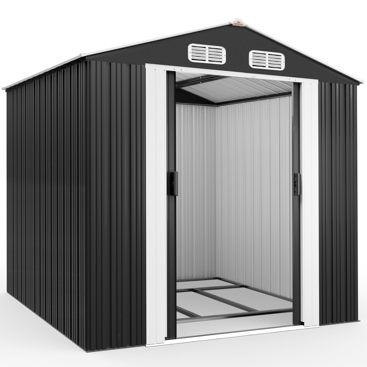 Deuba XXL Metall Gartenhaus