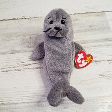 TY Beanie Baby - SLIPPERY the Seal 7 inch - MWMTs Stuffed Animal Toy