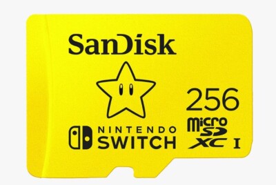 SanDisk 256GB Micro SD XC (UHS-I U3-100MB/s) Speicherkarte für Nintendo Switch NEU
