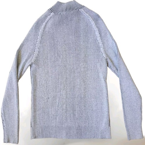 INC International Concepts Mens Full Zip Sweater Grey Size Large NWT - Picture 2 of 13