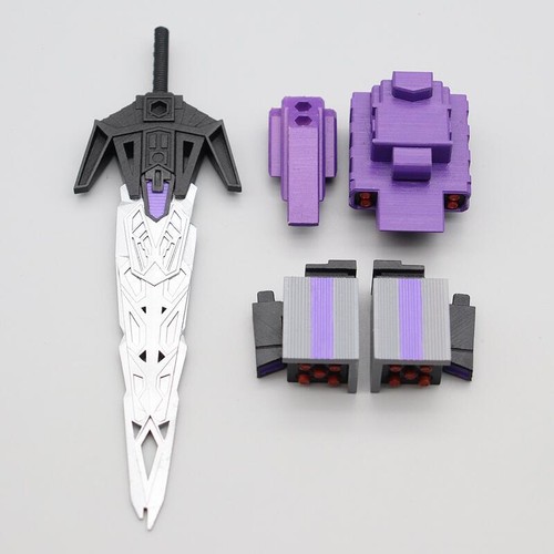 Weapon Upgrade Kit Big Sword Gun Shoulder Cannon For Legacy Menasor Motormaster - Picture 16 of 16