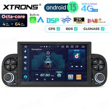 7" Android 13 4+64GB Car GPS Stereo Radio Head Unit DAB for Fiat Panda 2013-2020