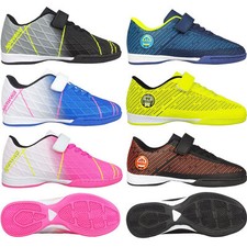 Jungen Hallenschuhe Kinder Fußballschuhe Klettverschluss Sportschuhe 30-37