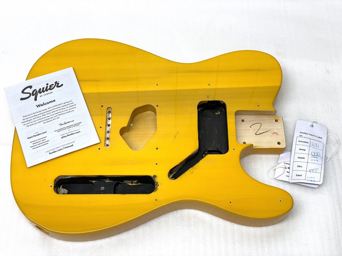 Genuine! Fender Squier TELE BODY Butterscotch Blonde