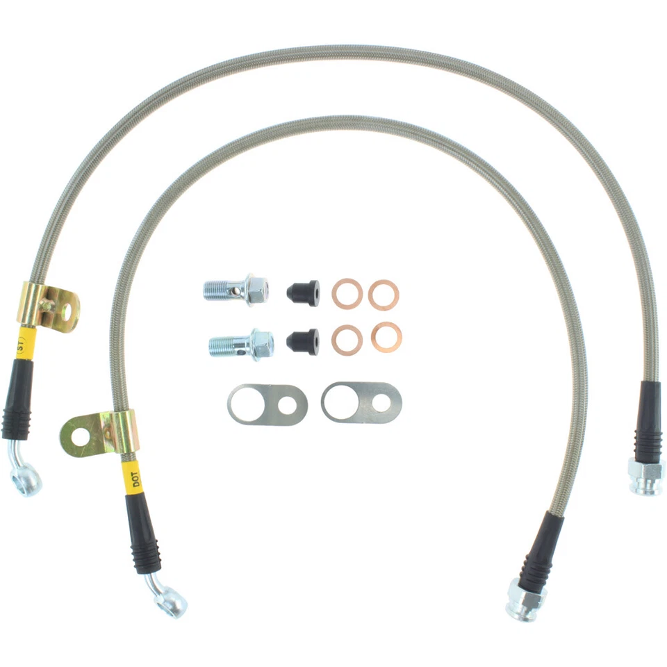 StopTech 950.45007 Front Braided Brake Line Kit for 2006-2015 Mazda MX-5 Miata - Image 2 of 2