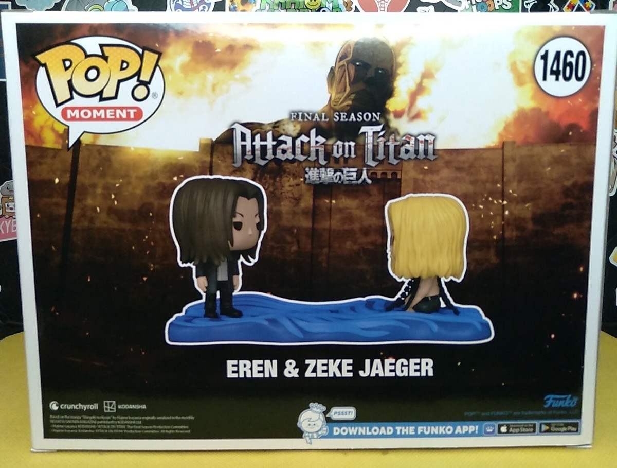 Funko Pop! Anime Moment Attack On Titan Eren & Zeke Jeager
