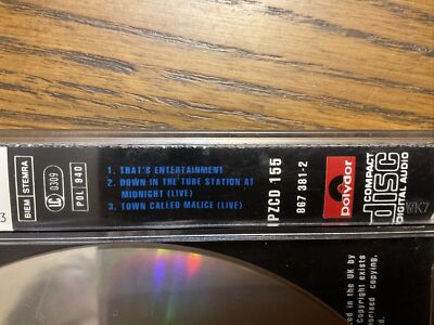 The Jam That's Entertainment Polydor PZCD 155,867 381-2 CD Maxi