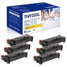 6PK TN-920XL TN920 Toner Compatible With Brother HL-L5210DN MFC-L5715DW