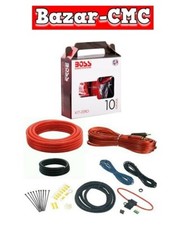 KIT CAVI 10AWG amplificatore cavo RCA alimentazione rosso nero fusibile auto