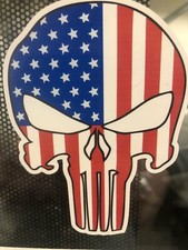 Punisher skull sticker