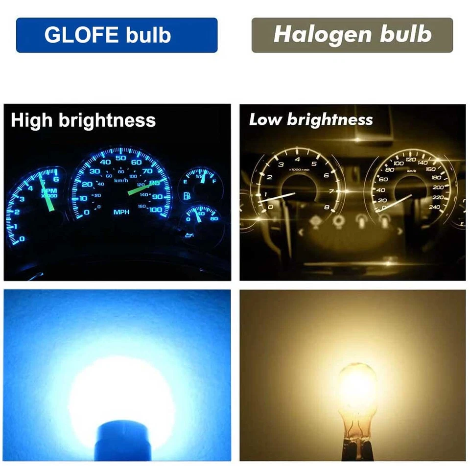 Cuadro medidor azul hielo + led climatizador para Honda Civic del sol 1993-1997 Foto 3 de 4