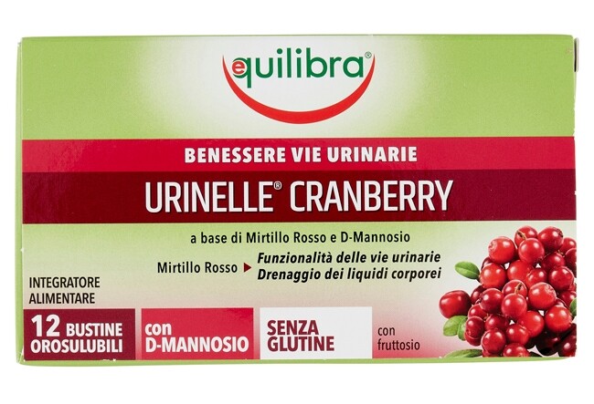 Equilibra Urinelle Cranberry 12 Stickpack Orosolubili