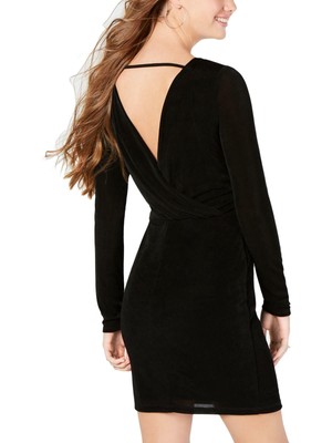 Slinky Open Back Cocktail Dress 