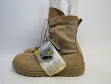 EUC Belleville Mens Sz 13 R Tan Suede Gore-Tex Combat Tactical Military Boots