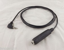 3.5mm 1/8" Angled Male To 6.35mm Female Stereo Audio Adapter Connector Cable 5ft