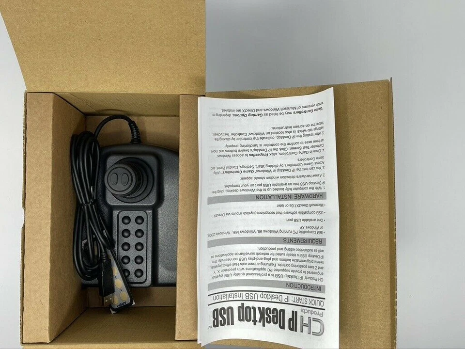 NEW Apem CH Products IPD Desktop USB PTZ Controller Joystick CCTV 12 Butt 3 Axis - Image 4 of 4