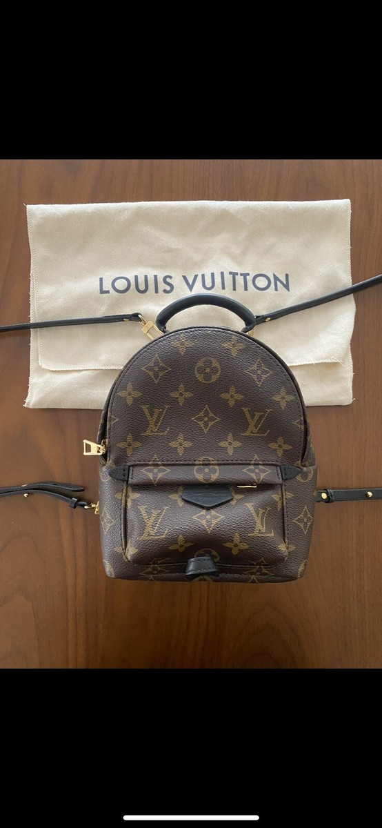 LOUIS VUITTON Monogram palm springs mini backpack | eBay