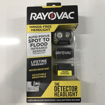 Rayovac Workhorse Elite Detector Hands Free Headlight 