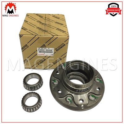 43502-69046 GENUINE OEM TOYOTA FRONT AXLE, WHEEL BEARING HUB SUB