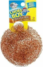 10 Pk Chore Boy Copper Scrubber Scouring Pad 100% Pure Copper New Steel Wool