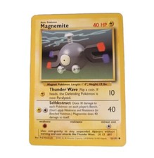 MAGNEMITE - Base Set - 53/102 - Common - Pokemon Card - TCG - NM