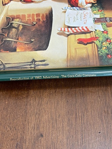 Vintage 1973 Coca Cola Christmas Tray NOS - Picture 7 of 8