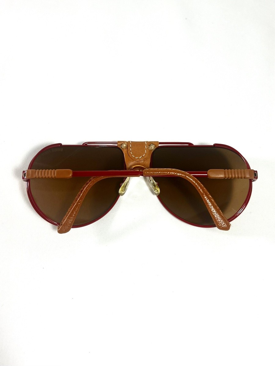 Vintage Swiss Army Marlboro Aviator SAS 4000 Sunglasses