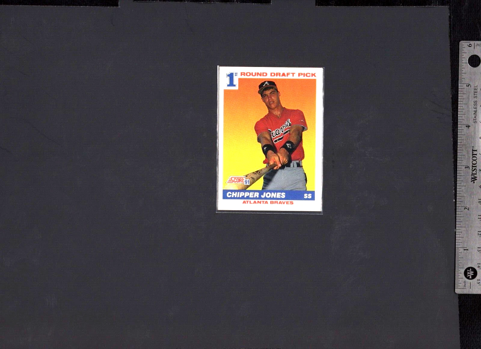 Chipper Jones trading card