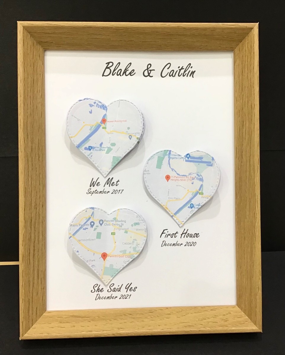 Heart Map Frame Heart Map Frame