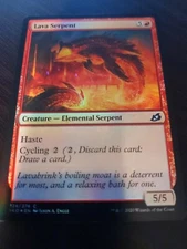 MTG Ikoria Lava Serpent 124/274 Foil
