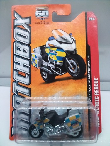 Matchbox Superfast / MB 841 - BMW R1200 RTP Police Motorcycle - Model Motorbike  - Afbeelding 1 van 4