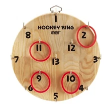 Hook and Ring Toss Game Wall Mount Ring Hook Ring Game for Outdoor/Indoor Game