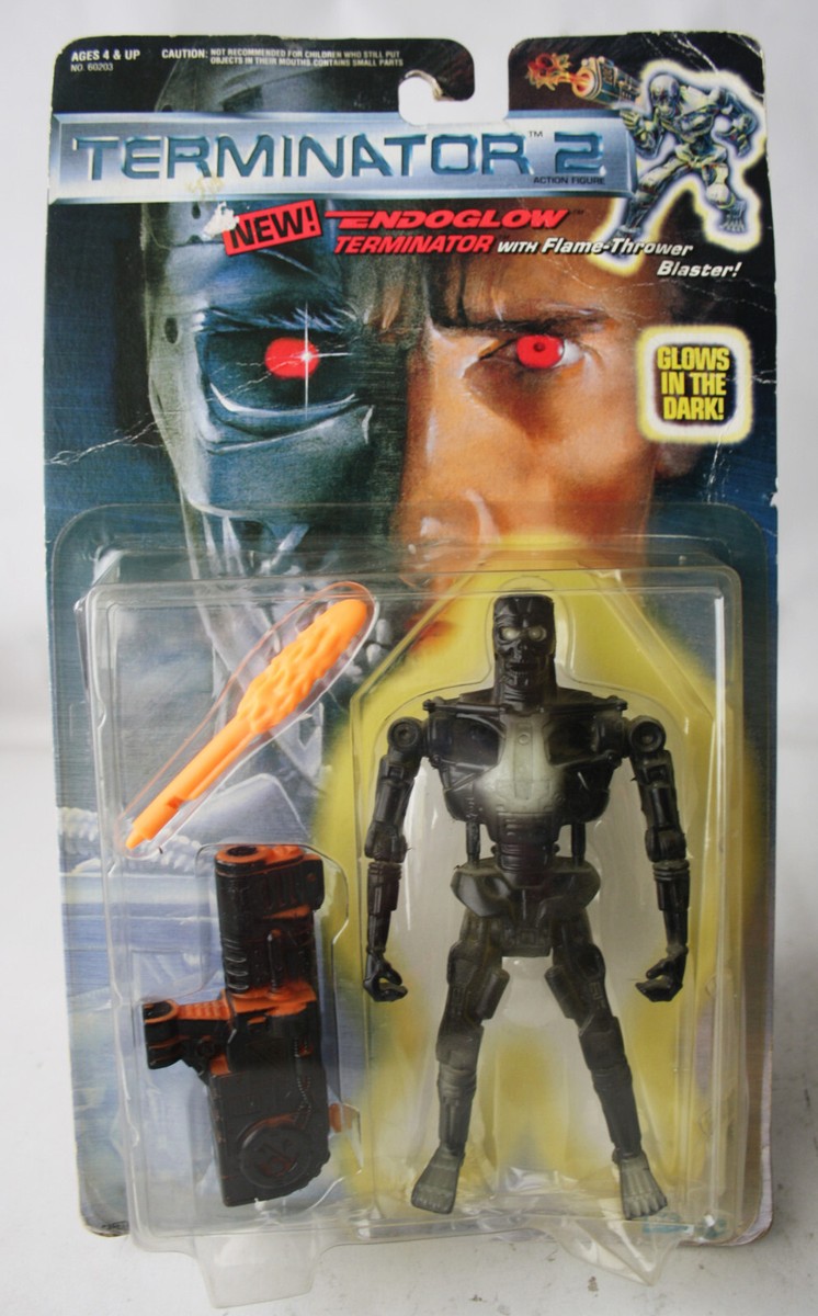 VINTAGE 1992 ENDOGLOW TERMINATOR 2 JUDGMENT DAY FIGURE KENNER NEW