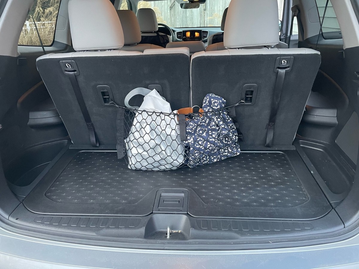バンバラヤー（キャビネット） Trunk Rear Seats Envelope Style Organizer Cargo Net for HONDA