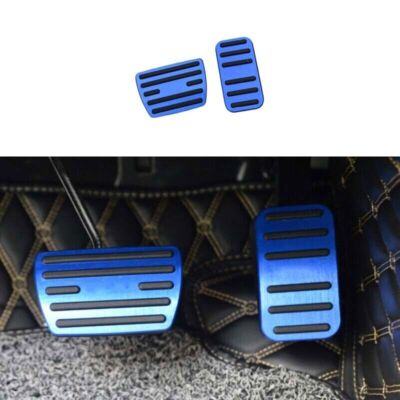 Aluminum Blue Cover Trim For Honda CR-V Brake Pedal Accelerator Pedal 2017-2021