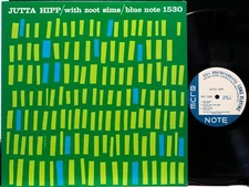 JUTTA HIPP "WITH ZOOT SIMS" BLUE NOTE BLP1530 UA MONO LP Vinyl VG+(+)/VG++