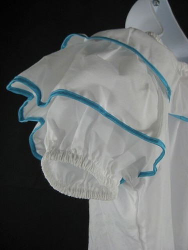 Square Dance Bluse Petite weiß royalblau oder lila Borte MALCO MODI 112 NEU - Bild 14 von 33