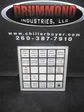 RONAN ENGINEERING DISPLAY LB5500 ANNUNCIATOR FAULT LOCATOR 24 VDC 0.5 AMP