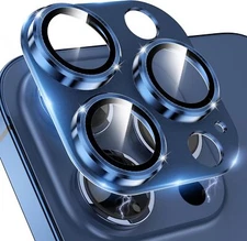 For iPhone  Air 17 Pro Max 15 16 Luxury Hard Metal Clear Glass Camera Protector